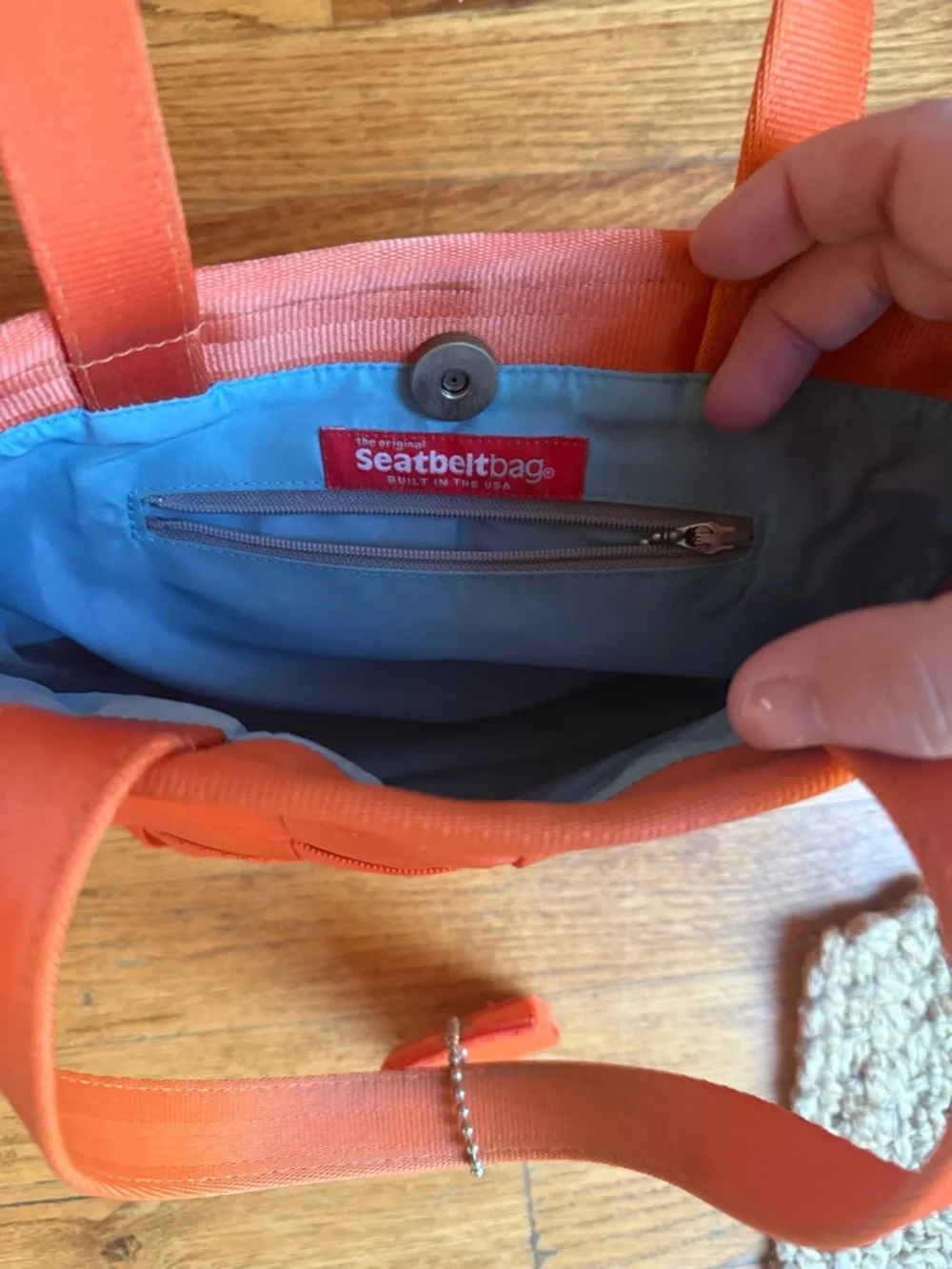 Harvey's Seatbelt Bag Original Small Orange - Picture 5 of 5